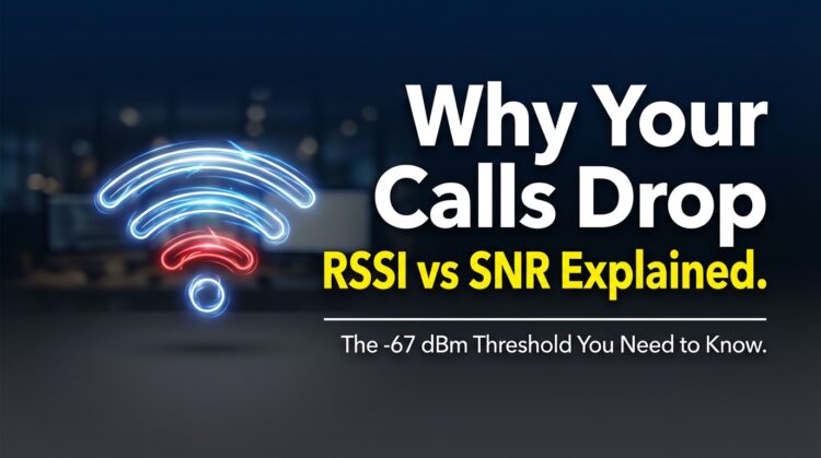 Why Your Zoom Calls Keep Dropping: The Truth About RSSI and SNR in Office Wi-Fi