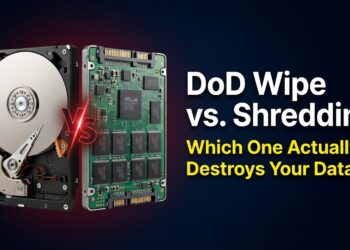 Disposing of Old Drives the Right Way: DoD Wipe vs. Physical Destruction