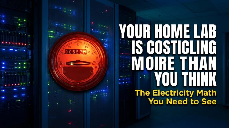 The Hidden Electricity Cost of Running a Home Lab (And How to Calculate Yours)